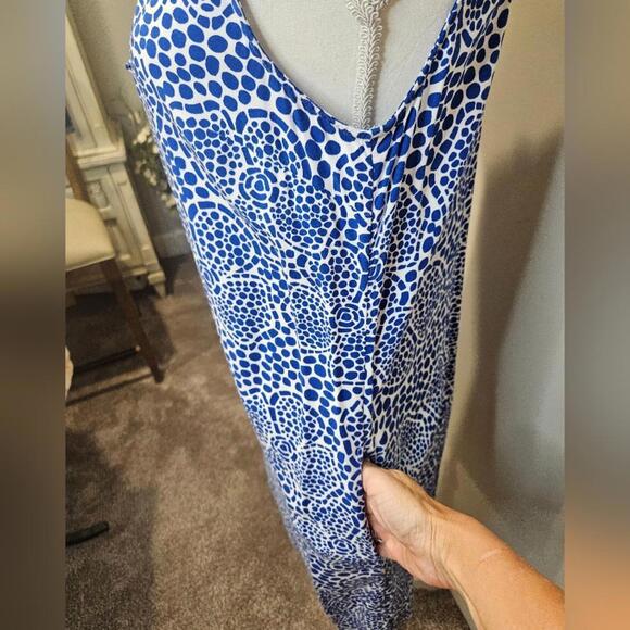 Crown & ivy Blue Floral Shift Dress – Summer Days #6 - Picture 4 of 8